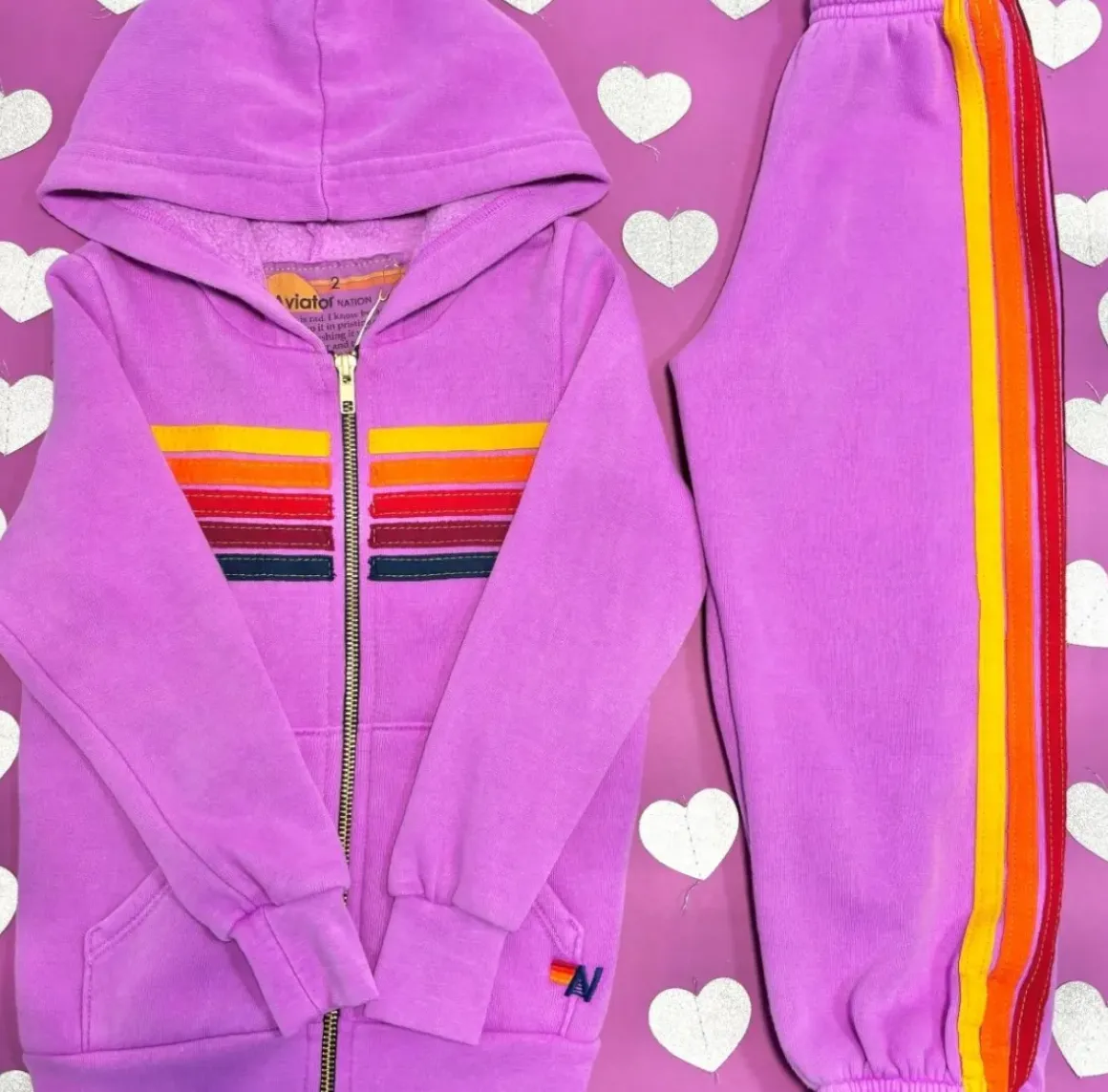 5 STRIPE SWEATPANTS