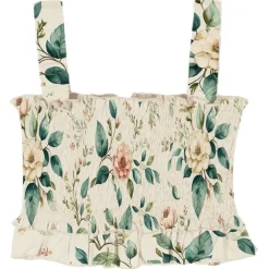 ADELINE FLORAL SMOCKED TOP
