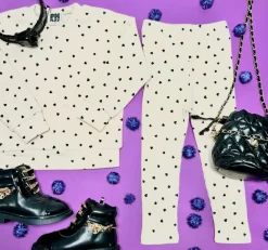ALICE HEARTS SWEATSHIRT AND LEGGINGS SET