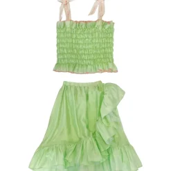 ALIYAH SMOCKED TOP AND MAYIM MAXI SKIRT SET