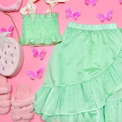 ALIYAH SMOCKED TOP AND MAYIM MAXI SKIRT SET