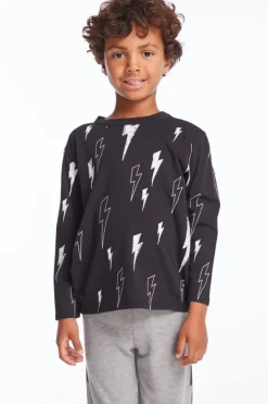 ALL OVER BOLTS LONG SLEEVE TSHIRT