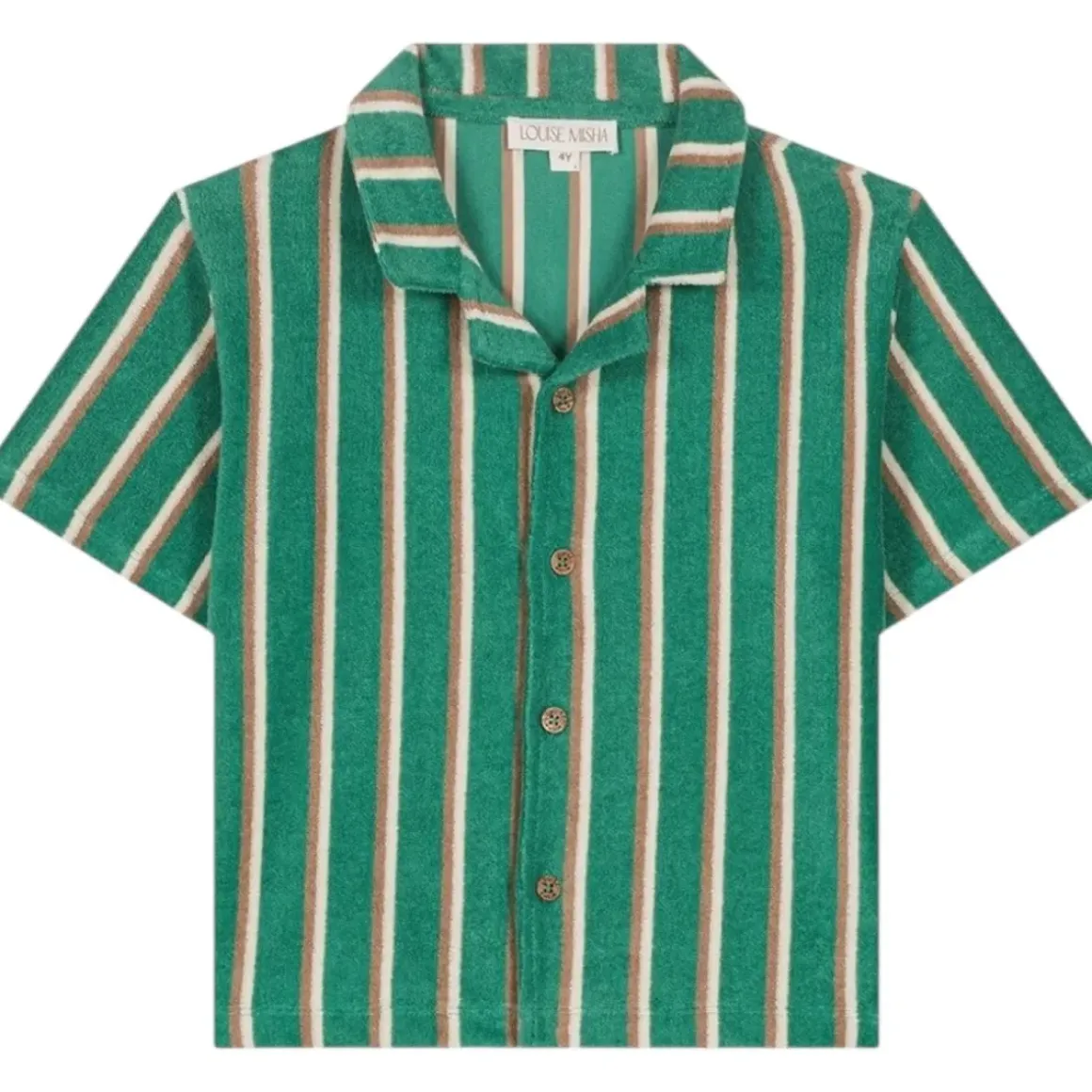 ALOV TERRY BUTTON DOWN TOP