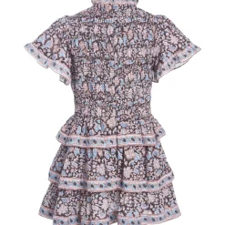AMAKI SMOCKED DRESS