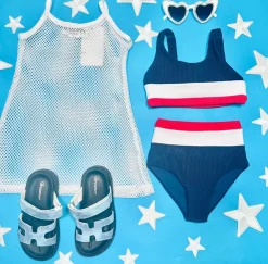 AMERICANA LITTLE MACKENZIE AND HEIDI TWO PIECE BIKINI