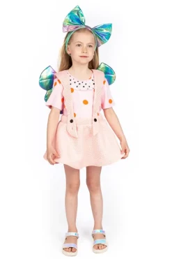 ANGEL GIRL RAINBOW WINGS DRESS W/ REMOVABLE STRAPS
