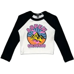 ASPEN CRYSTAL LONG SLEEVE TSHIRT