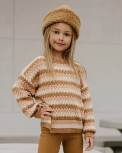 ASPEN STRIPE KNITTED SWEATSHIRT