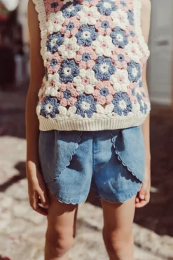 ASYA SCALLOPED SHORTS