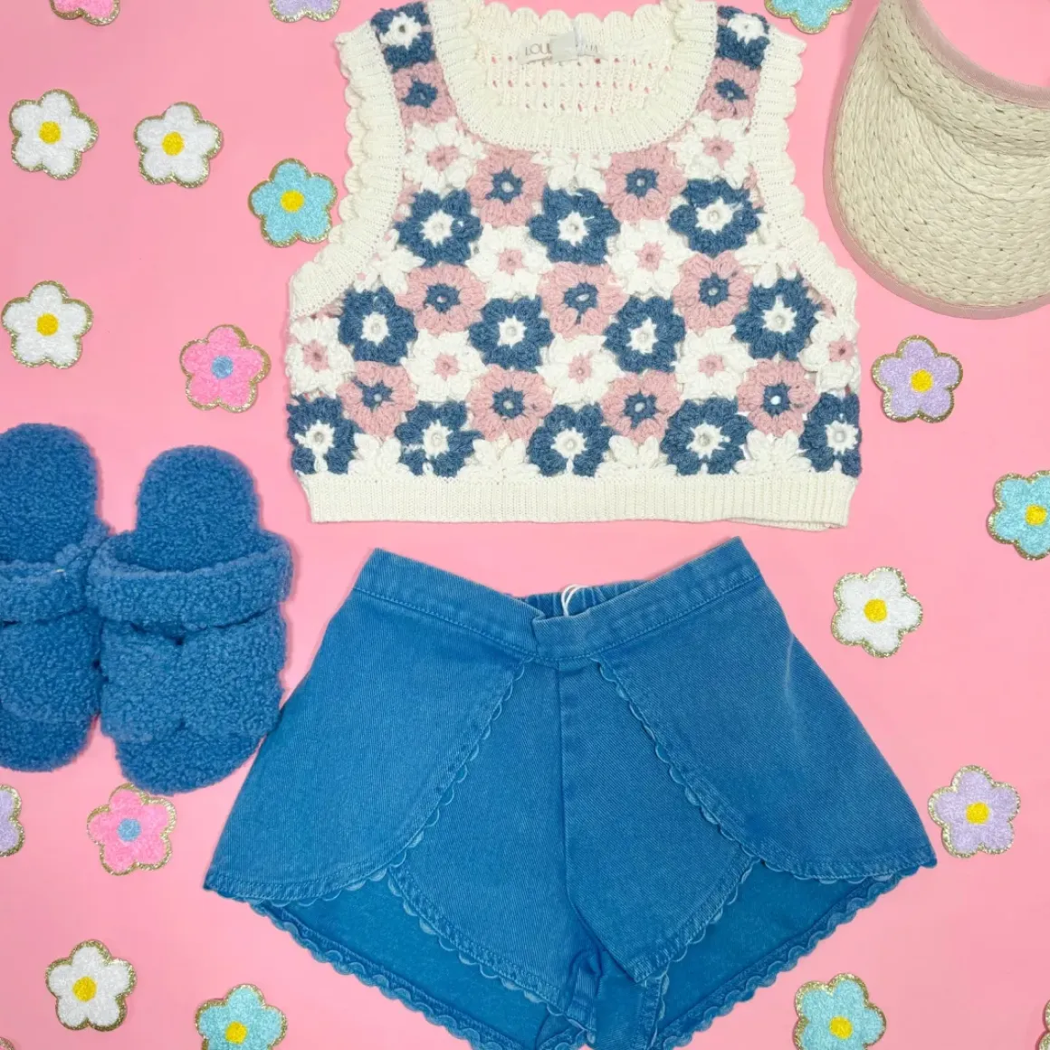 ASYA SCALLOPED SHORTS