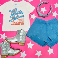 ASYA SCALLOPED SHORTS