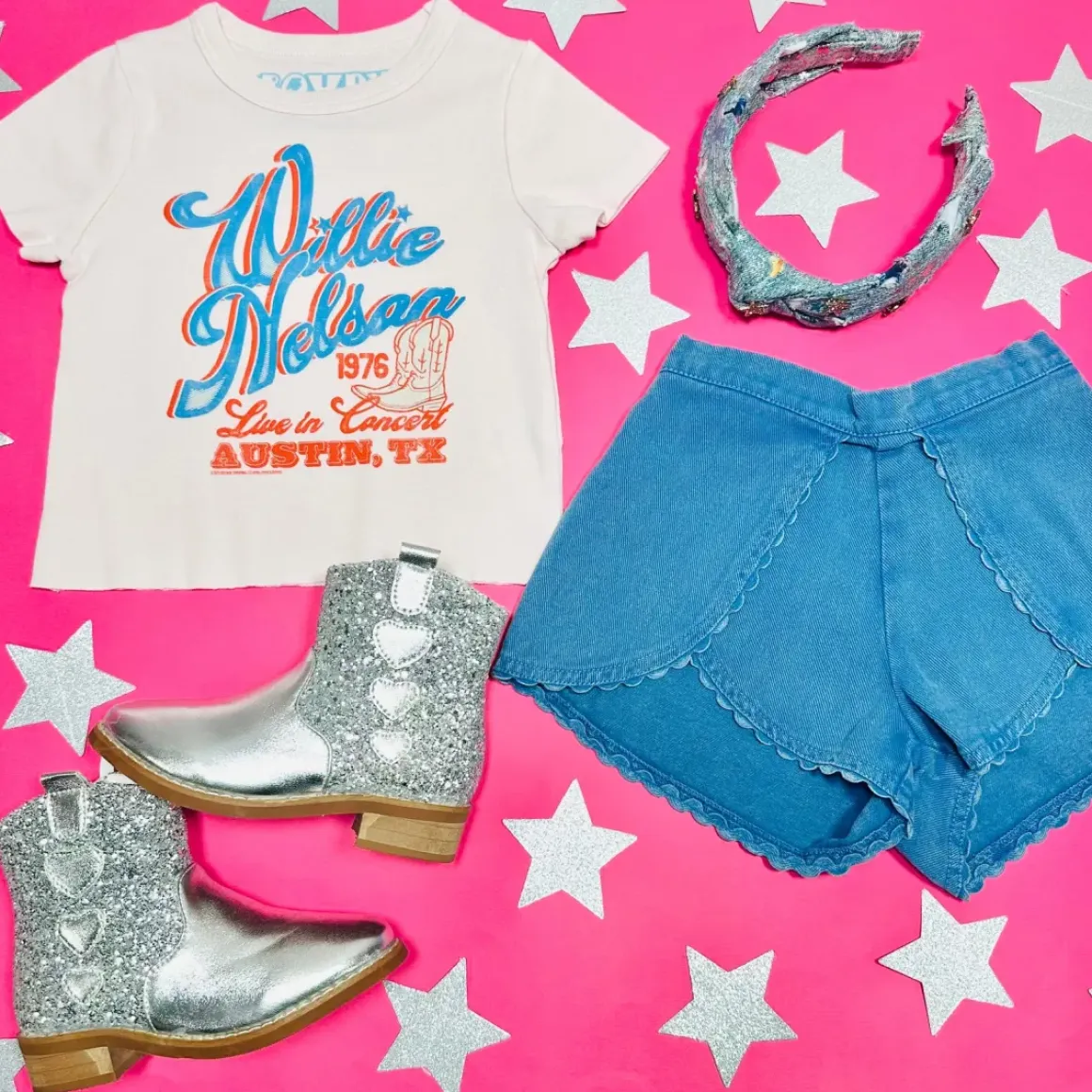 ASYA SCALLOPED SHORTS