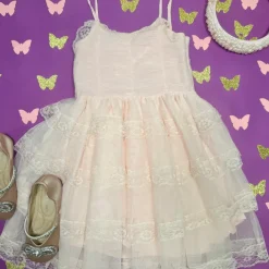 AUDREY LACE TIERED DRESS