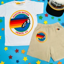 AVIATOR NATION SWEATSHORTS