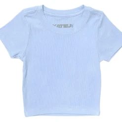 BABY BLUE LIVI RIBBED TSHIRT
