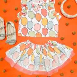 BALLOON TANK TOP AND TUTU SKIRT SET