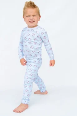 BASEBALL LONG SLEEVE PJS