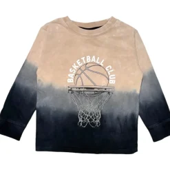 BASKETBALL  DIP DYE  LONG SLEEVE TSHIRT