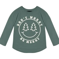 BE MERRY LONG SLEEVE TSHIRT