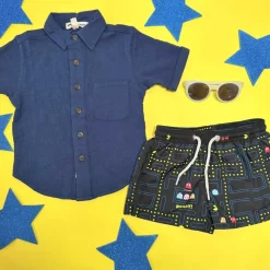 BEACH BUTTON DOWN TOP
