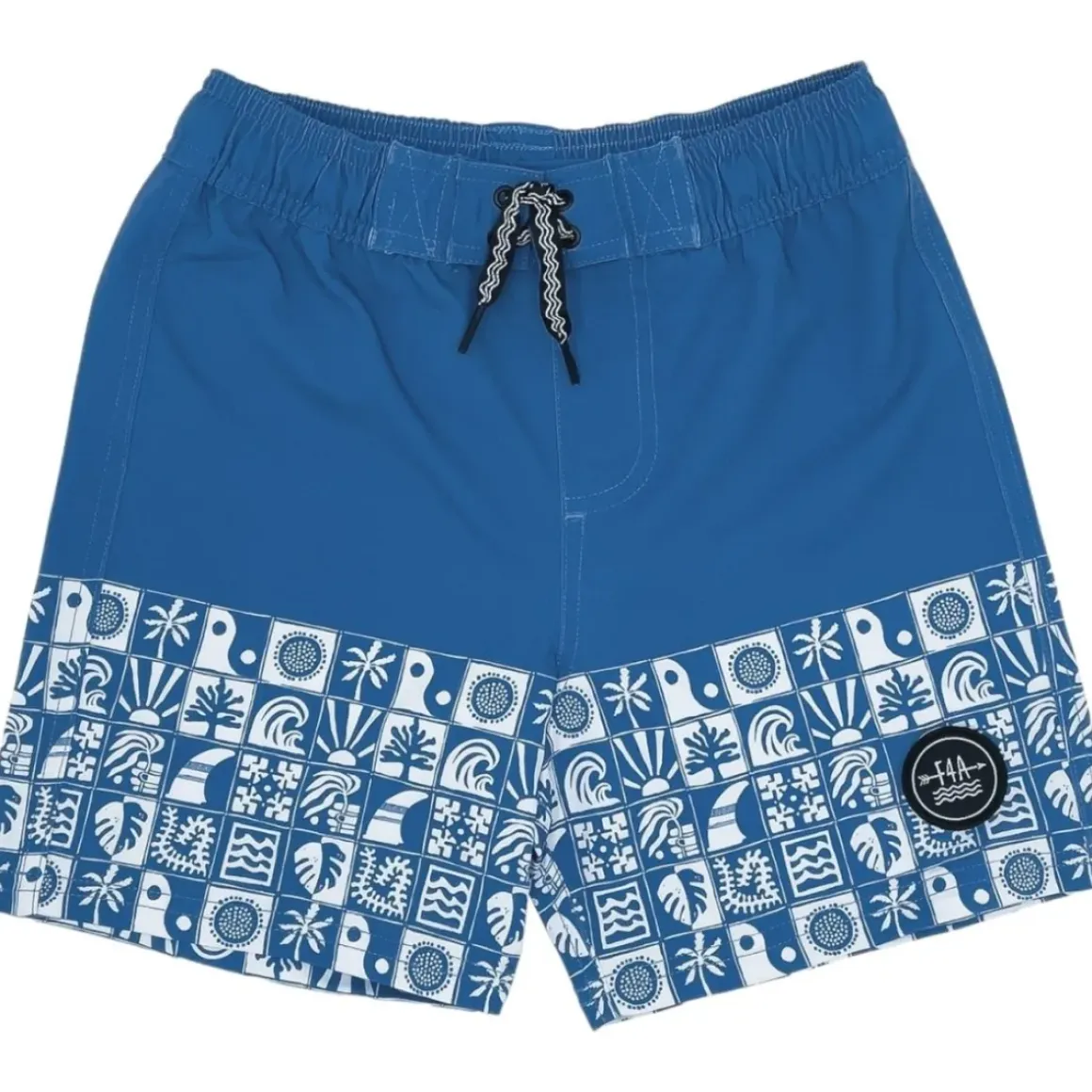 BEACH TILE SWIM TRUNKS