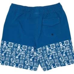 BEACH TILE SWIM TRUNKS