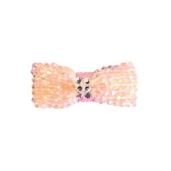 BEADED CRYSTAL BOW CLIP