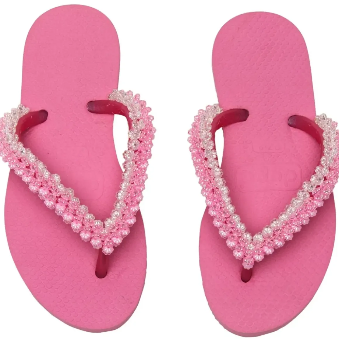 BEADED FLIP FLOP SANDALS