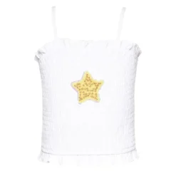 BEADED STAR SMOCKED TANK TOP