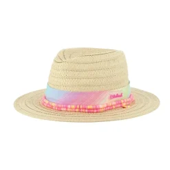 BEADED STRAW HAT