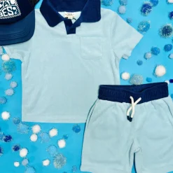 BOARDWALK TERRY POLO TSHIRT
