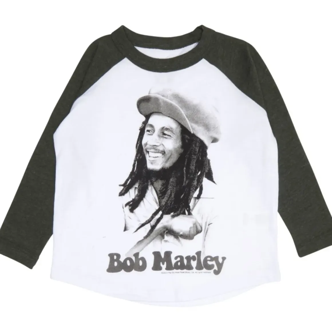 BOB MARLEY RAGLAN LONG SLEEVE TSHIRT