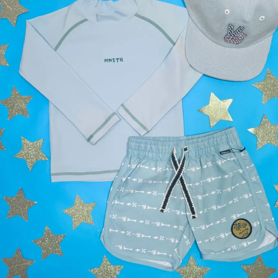 BONEBEATS SWIM TRUNKS