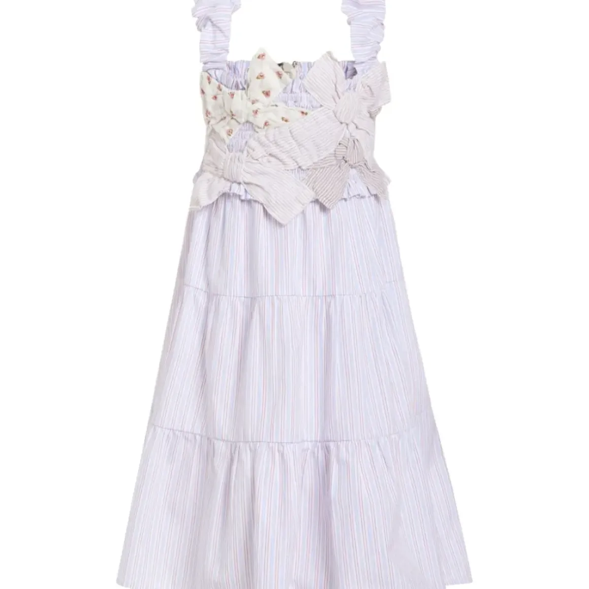 BONNIE BOWTIE PATCHWORK DRESS