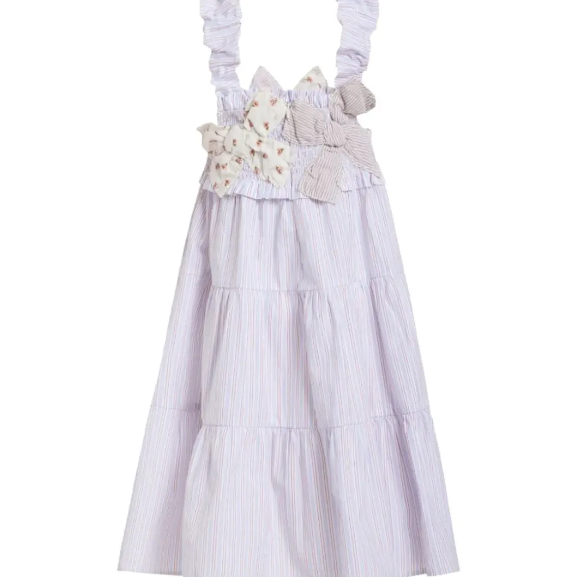 BONNIE BOWTIE PATCHWORK DRESS
