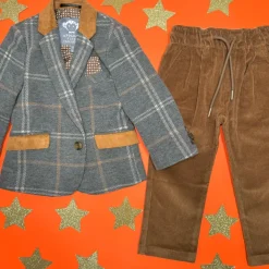 BRITISH CORDUROY KHAKI CLUB PANTS
