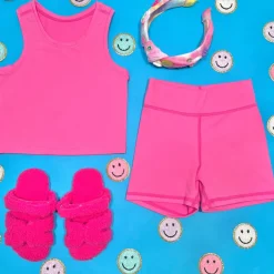 BUBBLEGUM BIKER SHORTS