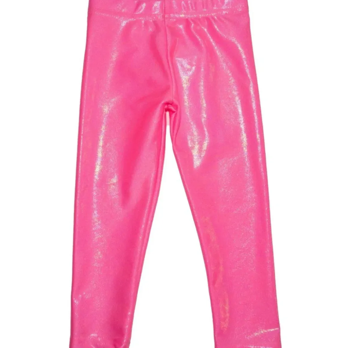 BUBBLEGUM METALLIC LEGGINGS