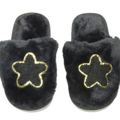 CALI STAR FUZZY SLIPPERS