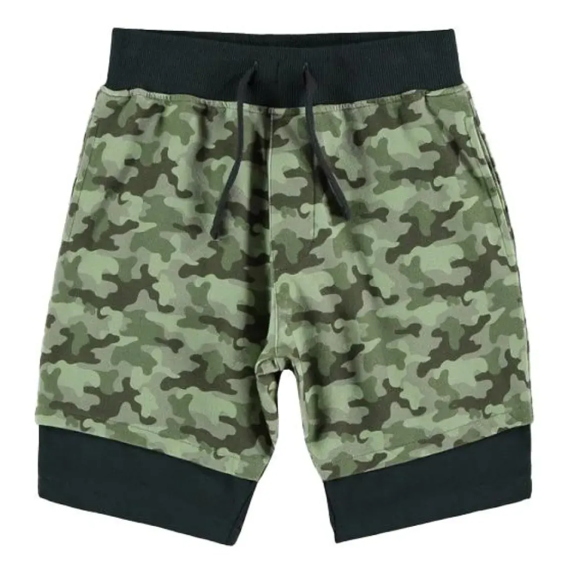 CAMO LAYERED SHORTS