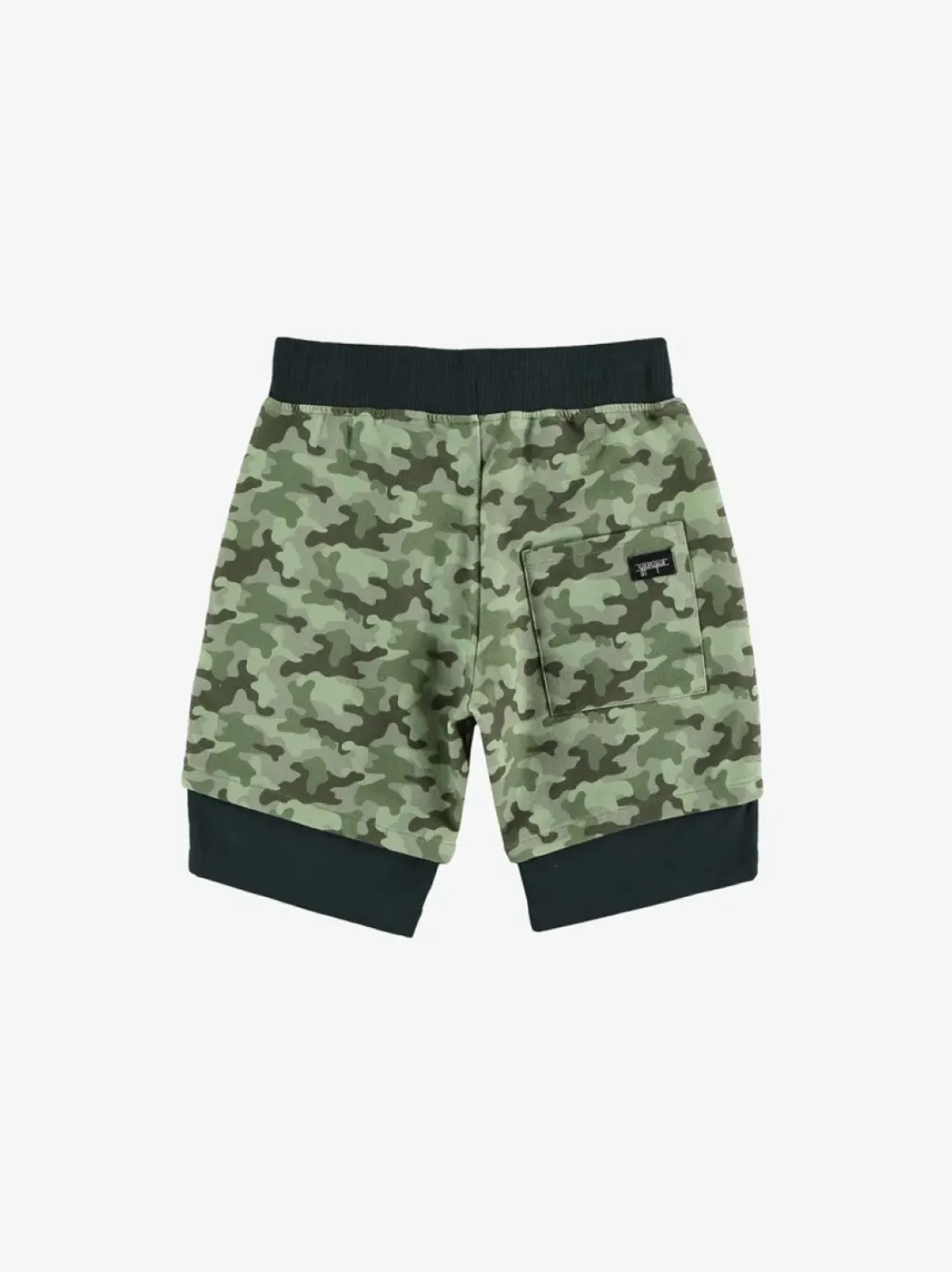 CAMO LAYERED SHORTS