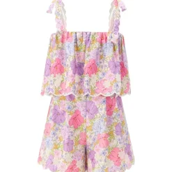 CHARLOTTE EMBROIDERED ROMPER