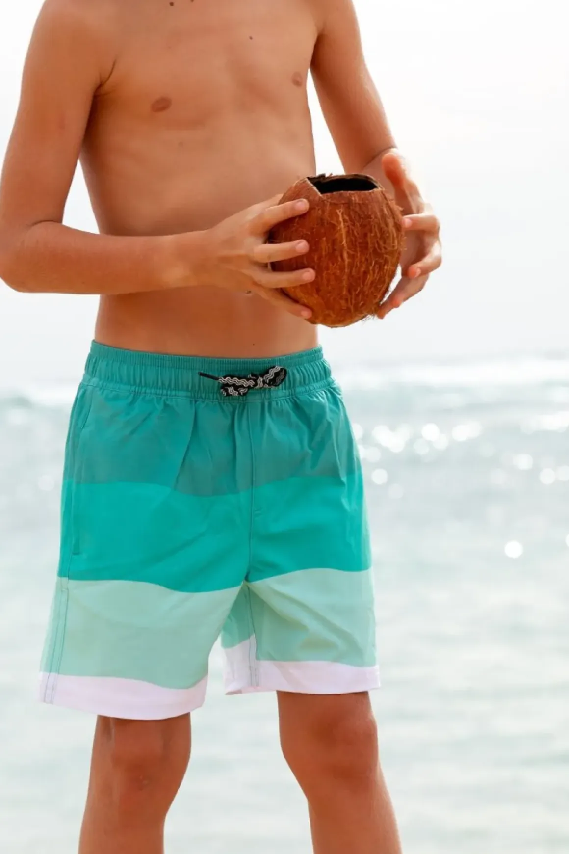 CHECK MATE CHECKERED SWIM TRUNKS