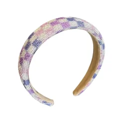 CHECKERED CRYSTAL HEADBAND