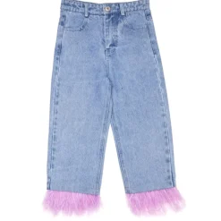 CHELSEA FEATHER JEAN PANTS