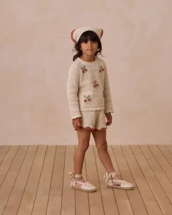 CHERRIES CROCHET PULLOVER