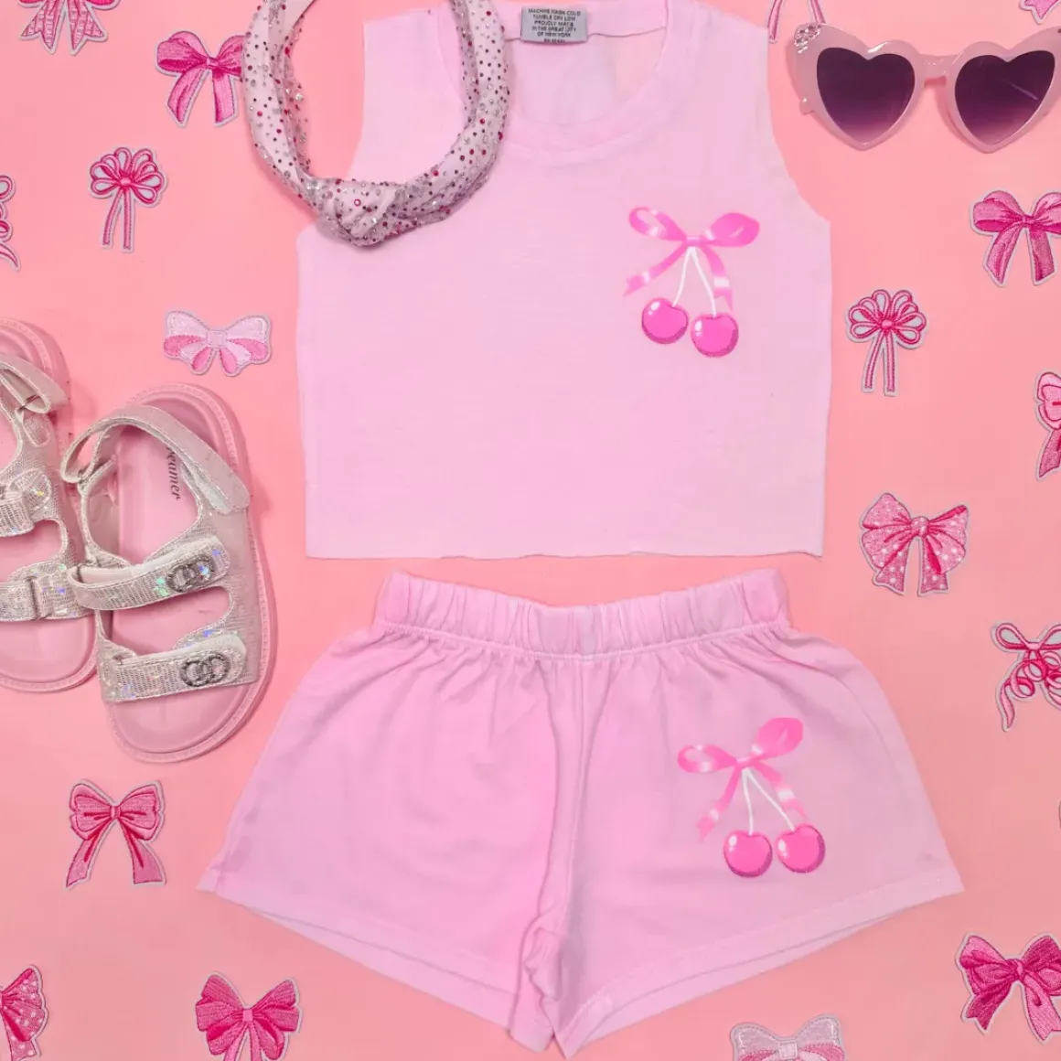 CHERRY BOWS SHORTS