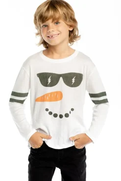 CHILL SNOWMAN LONG SLEEVE TSHIRT