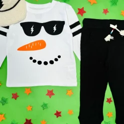 CHILL SNOWMAN LONG SLEEVE TSHIRT