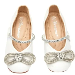 CHLOE MACH CRYSTAL BOW SHOES